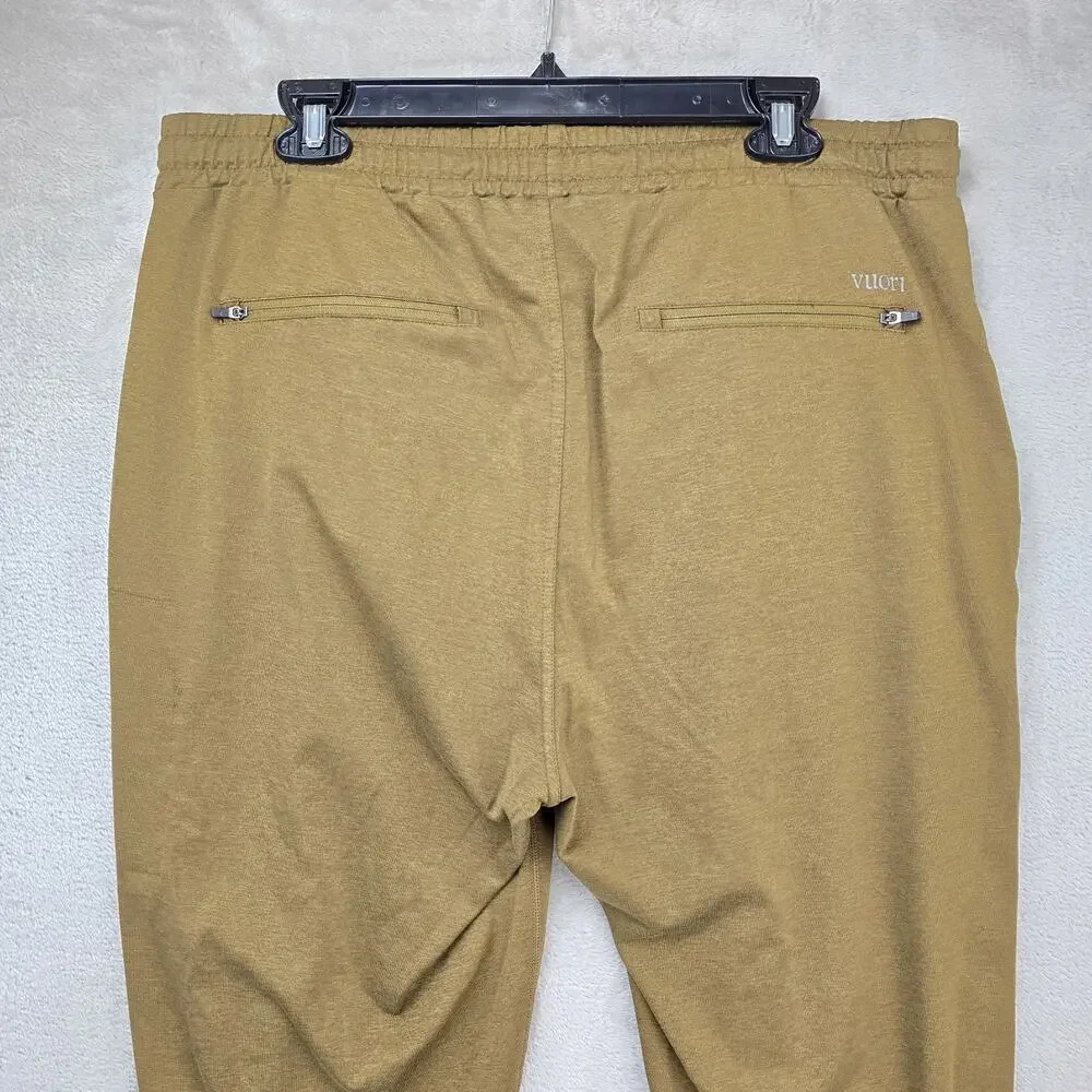 Vuori Sunday Performance Jogger Mens XL Brown Athleisure Gym Stretch V416 *FLAWS - Picture 9 of 15